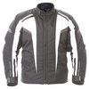 Frank Thomas Tornado Mens Black White Textile Motorcycle Jacket Front                                                                                                                                                                                          