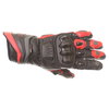 Frank Thomas Dynamic Black Red Motorcycle Gloves Back                                                                                                                                                                                                          