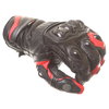 Frank Thomas Dynamic Black Red Motorcycle Gloves Knuckle                                                                                                                                                                                                       