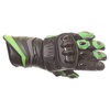 Frank Thomas Dynamic Black Green Motorcycle Gloves Back                                                                                                                                                                                                        