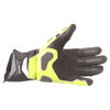 Frank Thomas Dynamic Black Yellow Motorcycle Gloves Palm                                                                                                                                                                                                       