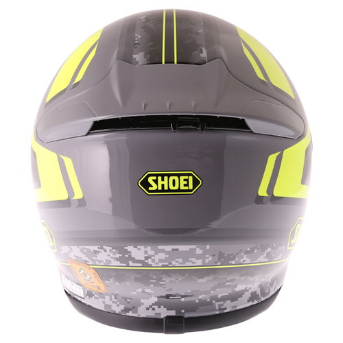 Shoei NXR Parameter Tc-3 Full Face Motorcycle Helmet Back                                                                                                                                                                                                      