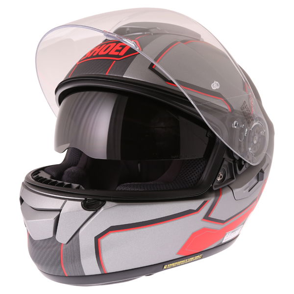 Shoei GT-Air Helmet - Pendulum Grey/Red - FREE Delivery