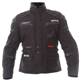 RST Adventure III 1850 Mens Black Textile Motorcycle Jacket Front                                                                                                                                                                                              