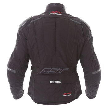 RST Adventure III 1850 Mens Black Textile Motorcycle Jacket Back                                                                                                                                                                                               