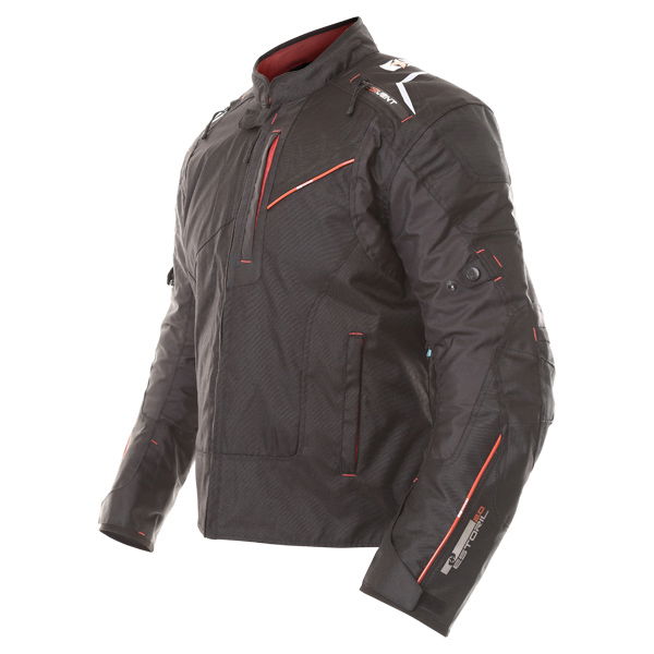 Oxford Products Estoril 2 MS Short Mens Black Textile Motorcycle Jacket Side                                                                                                                                                                                   
