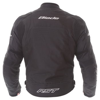 RST Blade Sport II 1890 Mens Black Textile Motorcycle Jacket Back                                                                                                                                                                                              