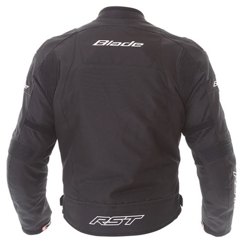 RST Blade Sport II 1890 Mens Black Textile Motorcycle Jacket Back                                                                                                                                                                                              