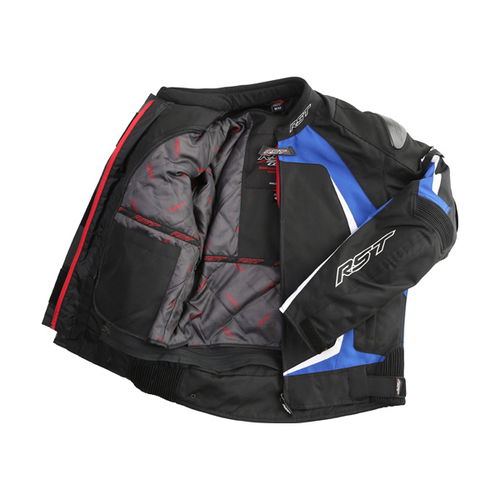 RST Blade Sport II 1890 Mens Black Blue Textile Motorcycle Jacket Inside                                                                                                                                                                                       