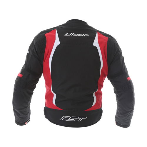 RST Blade Sport II 1890 Mens Black Red White Textile Motorcycle Jacket Back                                                                                                                                                                                    