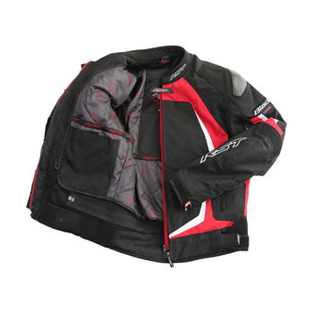 RST Blade Sport II 1890 Mens Black Red White Textile Motorcycle Jacket Inside                                                                                                                                                                                  