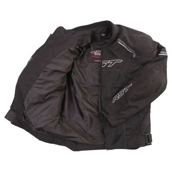 RST 1872 Spectre Mesh Mens Black Textile Motorcycle Jacket Inside                                                                                                                                                                                              