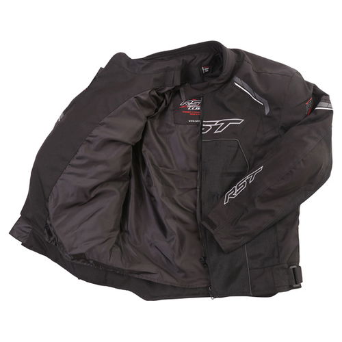 RST 1872 Spectre Mesh Mens Black Textile Motorcycle Jacket Inside                                                                                                                                                                                              