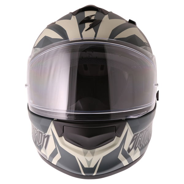 Scorpion Scorpion Exo 510 Cipher Green Full Face Motorcycle Helmet Front                                                                                                                                                                                       