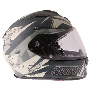 Scorpion Scorpion Exo 510 Cipher Green Full Face Motorcycle Helmet Right Side                                                                                                                                                                                  