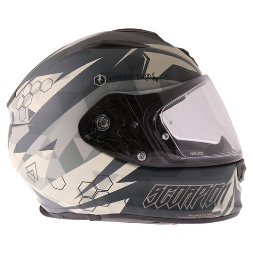 Scorpion Scorpion Exo 510 Cipher Green Full Face Motorcycle Helmet Right Side                                                                                                                                                                                  