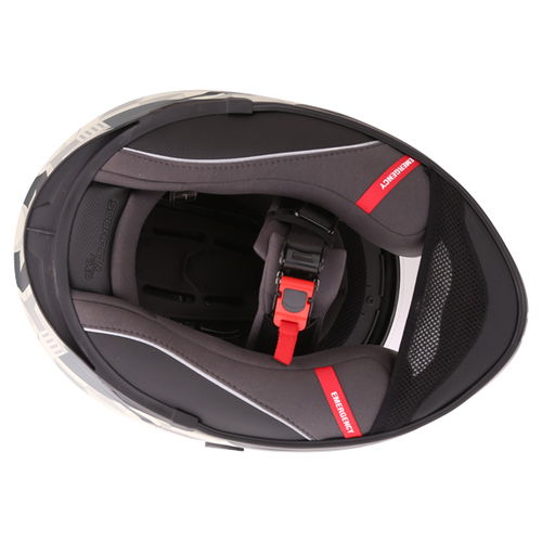 Scorpion Scorpion Exo 510 Cipher Green Full Face Motorcycle Helmet Inside                                                                                                                                                                                      