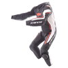 Dainese Assen 1pc Perf Mens Black White Red Leather Motorcycle Suit Racing crouch                                                                                                                                                                              