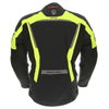Richa Cyclone GoreTex Black Yellow Waterproof Textile Motorcycle Jacket Back                                                                                                                                                                                   