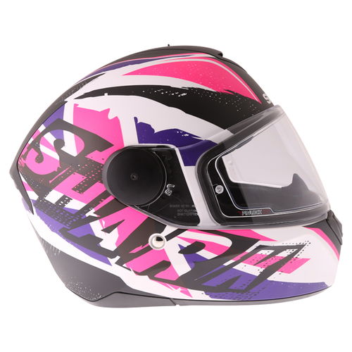Shark D-Skwal UJACK WVV Ladies Full Face Motorcycle Helmet Right Side                                                                                                                                                                                          
