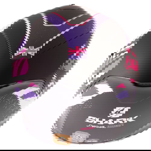 Shark D-Skwal UJACK WVV Ladies Full Face Motorcycle Helmet Back                                                                                                                                                                                                