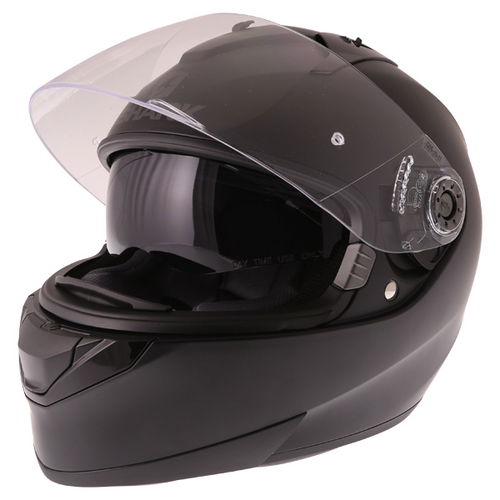 Shark Ridill Matt Black Full Face Motorcycle Helmet Open With Sun Visor                                                                                                                                                                                        
