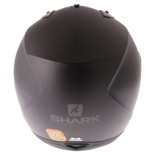 Shark Ridill Matt Black Full Face Motorcycle Helmet Back                                                                                                                                                                                                       