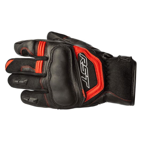 RST Urban 2714 Air II CE Black Red Motorcycle Gloves Back                                                                                                                                                                                                      