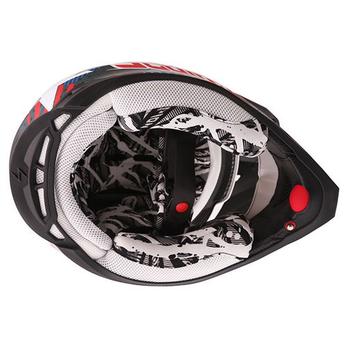 Scorpion Vx 15 Stad Black Blue Helmet Inside                                                                                                                                                                                                                   