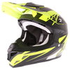 Scorpion Vx 15 Krush Yellow Black Helmet Front Left                                                                                                                                                                                                            