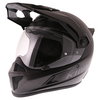 Klim Krios Matt Black Adventure Motorcycle Helmet Front Left                                                                                                                                                                                                   