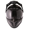 Klim Krios Matt Black Adventure Motorcycle Helmet Front                                                                                                                                                                                                        
