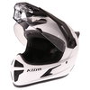 Klim Krios White Adventure Motorcycle Helmet Open With Sun Visor                                                                                                                                                                                               