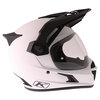 Klim Krios White Adventure Motorcycle Helmet Right Side                                                                                                                                                                                                        