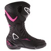 Alpinestars Stella SMX-6 V2 Black Fuchsia White Ladies Motorcycle Boots Outside leg                                                                                                                                                                            
