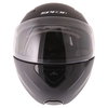 Spada Reveal Matt Black Flip Front Motorcycle Helmet Front                                                                                                                                                                                                     
