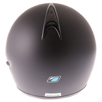 Spada Reveal Matt Black Flip Front Motorcycle Helmet Back                                                                                                                                                                                                      