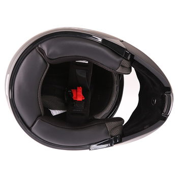 Spada Reveal Matt Black Flip Front Motorcycle Helmet Inside                                                                                                                                                                                                    