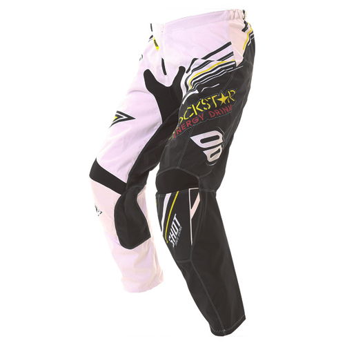 Shot Contact Mens Black Yellow Rockstar Motocross Pants Riding position                                                                                                                                                                                        