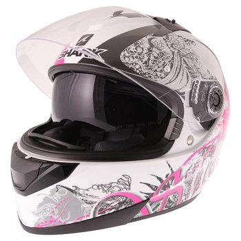 Shark Ridill Spring WKV Full Face Motorcycle Helmet Open With Sun Visor                                                                                                                                                                                        