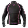 Frank Thomas FTL322 Elegance Black Pink Ladies Leather Motorcycle Jacket Back                                                                                                                                                                                  