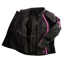 FTL322 Elegance Jacket Black Pink