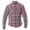 Oxford Products Kickback Checker Red Blue Shirt Front                                                                                                                                                                                                          