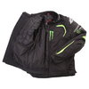 Alpinestars Backfire Mens Black Green Textile Motorcycle Jacket Inside                                                                                                                                                                                         