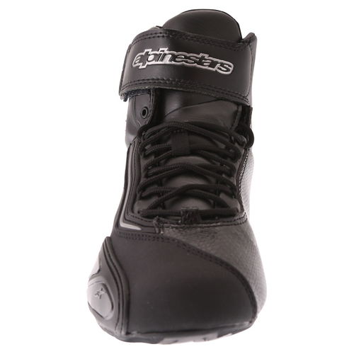 Alpinestars Stella Faster 2 Black Gun Waterproof Motorcycle Shoes Front                                                                                                                                                                                        