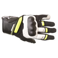 Booster Gloves Black White Yellow Fluo