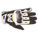S-MX 2 Air Carbon V2 Gloves Black White Yellow Fluo