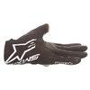 Alpinestars SMX-2 Air Carbon V2 Black White Fluo Yellow Motorcycle Gloves Little finger side                                                                                                                                                                   