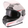 Nolan N87 Rapid N-Com 17 White Full Face Motorcycle Helmet Open With Sun Visor                                                                                                                                                                                 
