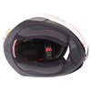 Nolan N87 Rapid N-Com 17 White Full Face Motorcycle Helmet Inside                                                                                                                                                                                              